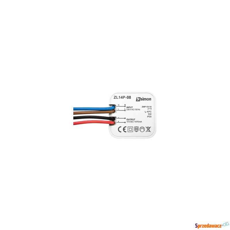 Zasilacz LED Kontakt-Simon 54 ZL14P-08 dopuszkowy... - Pozostałe art. elektryczne - Sochaczew