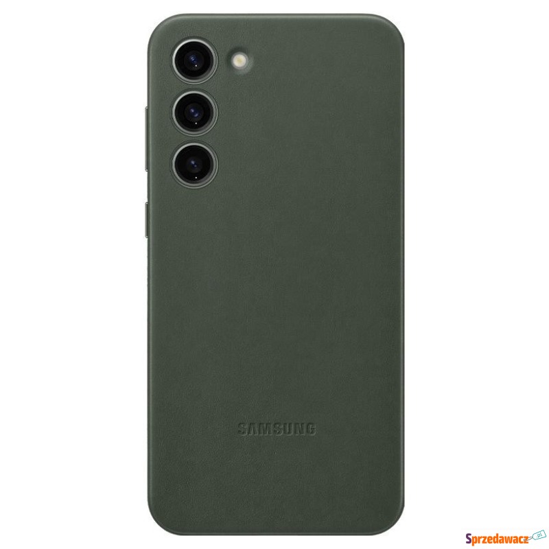 Samsung Leather Case do Galaxy S23 Plus green - Etui na telefon - Inowrocław