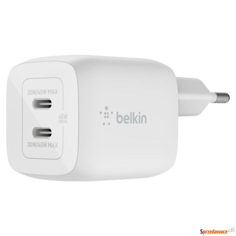 Belkin WCH011vfWH dual USB-C GaN z PPS 45 W - Ładowarki sieciowe - Rzeszów