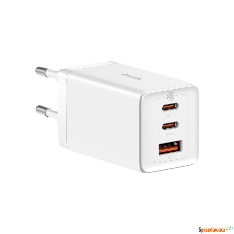 Baseus GaN5 Pro 2xUSB-C + USB, 65W (biała) - Ładowarki sieciowe - Katowice