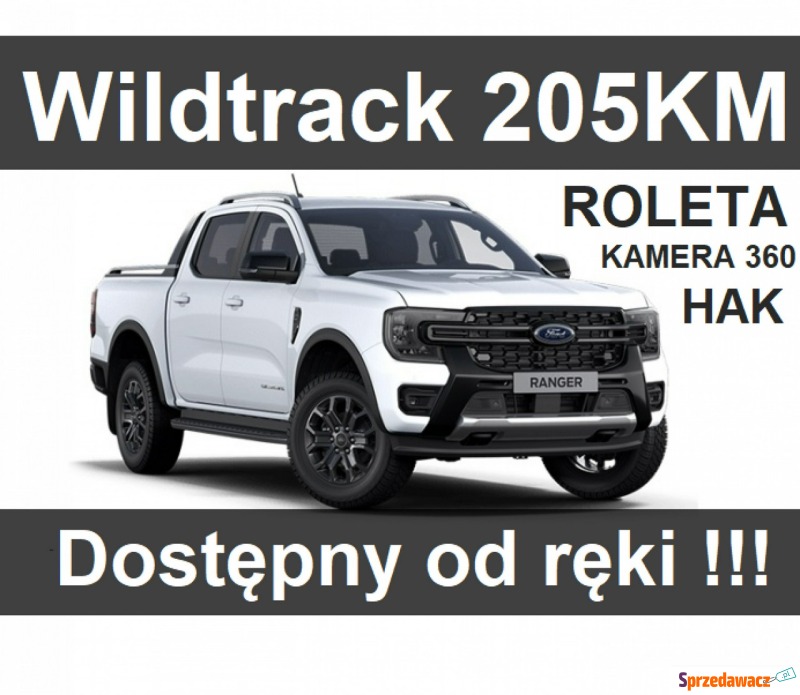 Ford Ranger - Nowy Ranger Wildtrak 205KM 4x4... - Samochody osobowe - Szczecinek