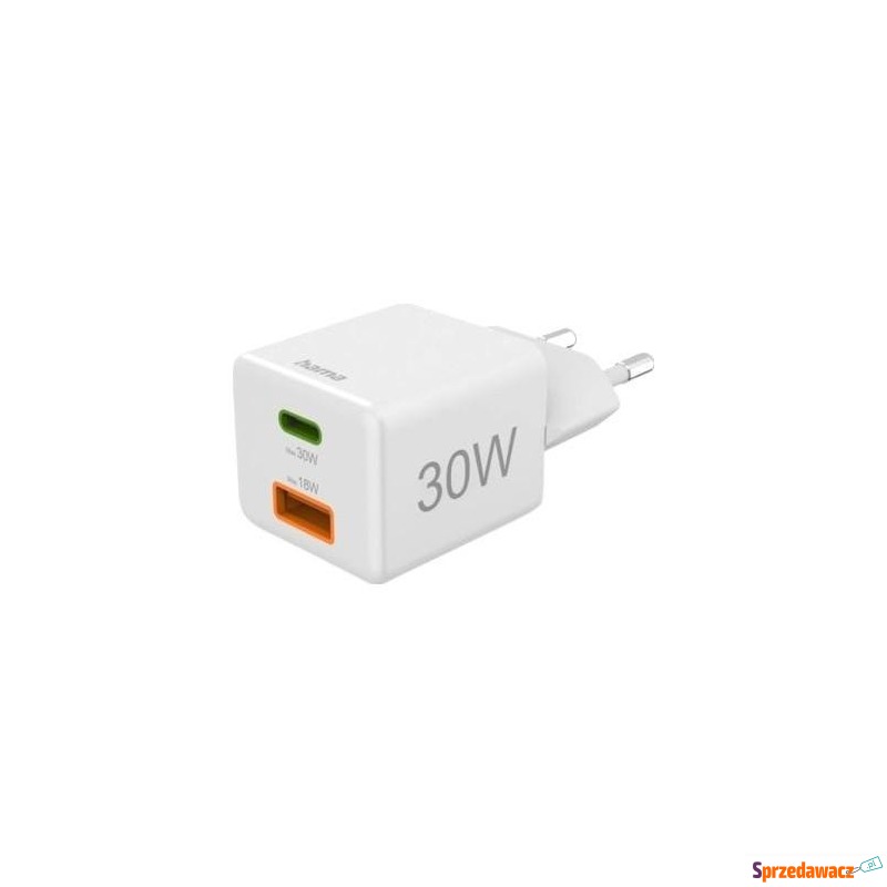 Hama ładowarka mini 30W PD/QC 1x USB-C, 1x USB-A... - Ładowarki sieciowe - Radom