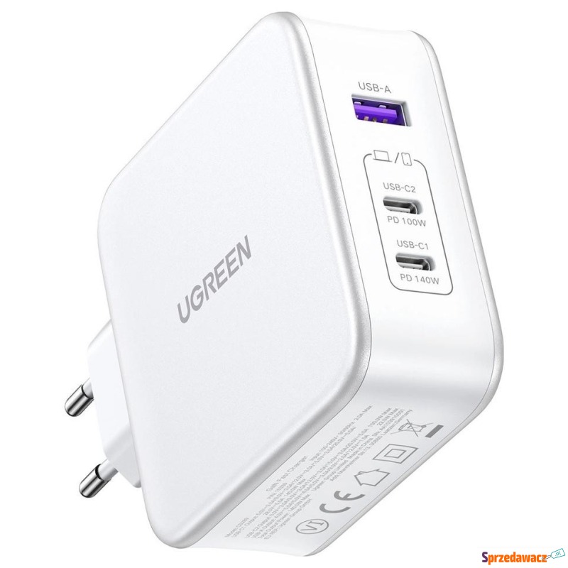 Ugreen Nexode CD289 1x USB-A 2x USB-C + kabel... - Ładowarki sieciowe - Olsztyn