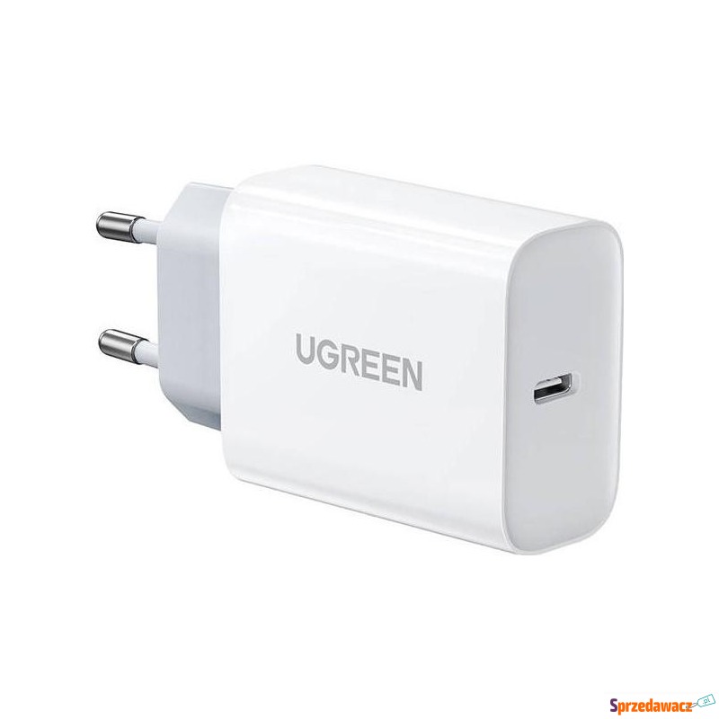 Ugreen USB-C, 30W + kabel USB-C (biała) - Ładowarki sieciowe - Radom