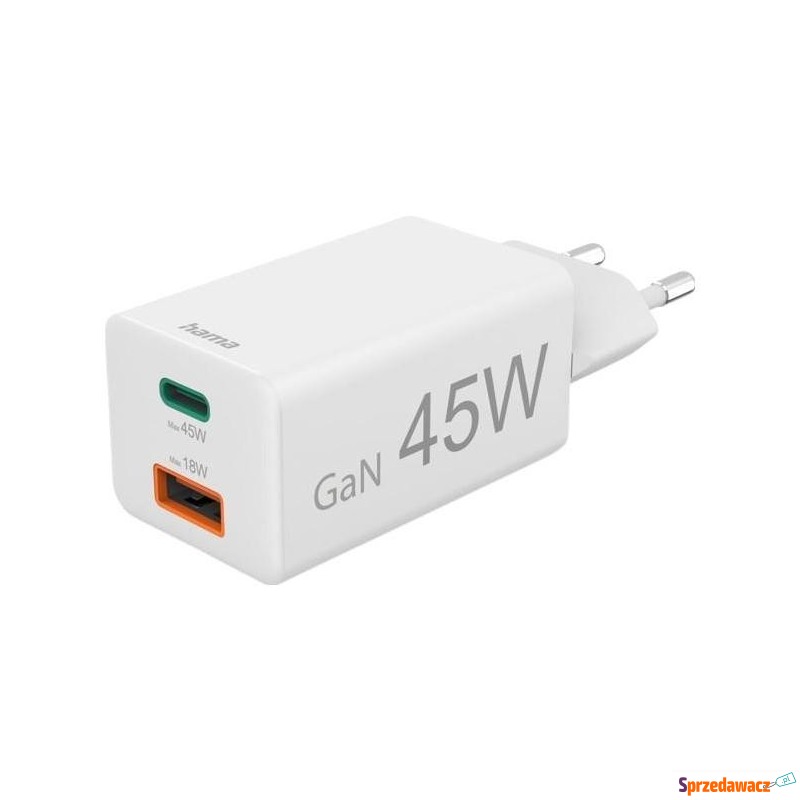 Hama ładowarka sieciowa mini GaN 45W PD/QC 1x... - Ładowarki sieciowe - Bolesławiec