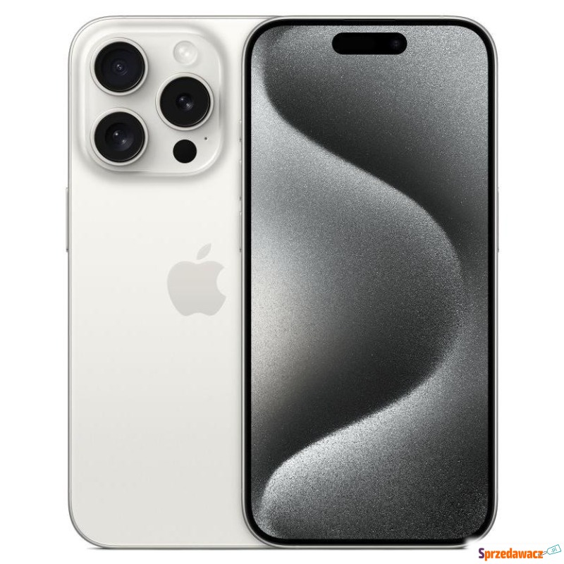 Apple iPhone 15 Pro 128GB Tytan Biały - Telefony komórkowe - Katowice