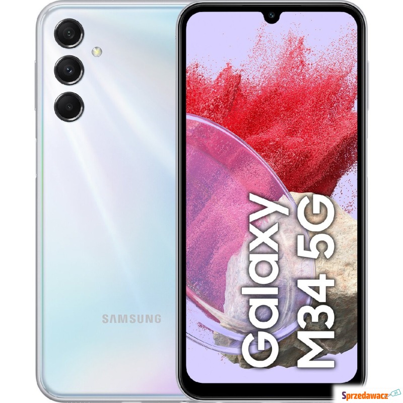 Samsung Galaxy M34 5G 128GB Dual SIM srebrny (M346) - Telefony komórkowe - Katowice