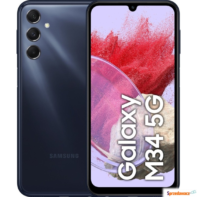 Samsung Galaxy M34 5G 128GB Dual SIM granatowy... - Telefony komórkowe - Legnica