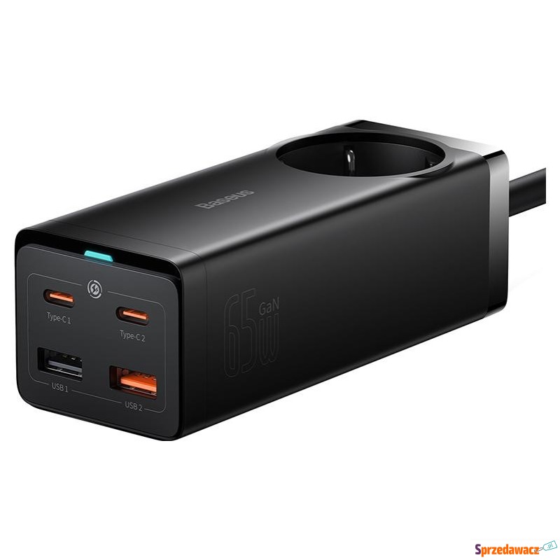 Baseus GaN3 Pro 2x USB + 2x USB-C + AC, 65W - Ładowarki sieciowe - Kraków