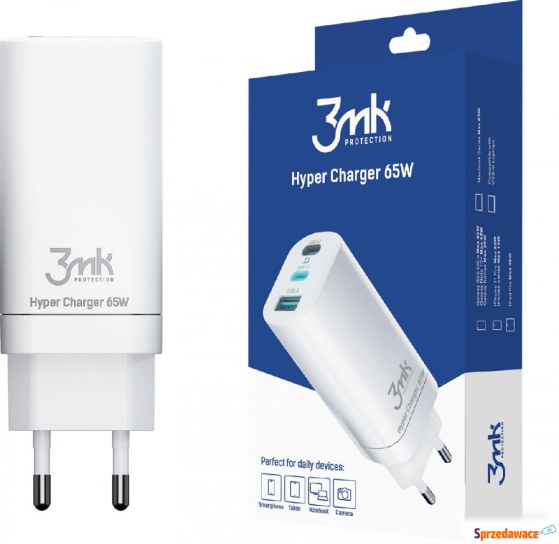 3mk Hyper Charger GaN 65W - Ładowarki sieciowe - Bydgoszcz