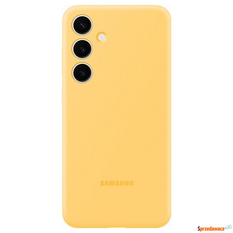 Samsung Silicone Case do S24 Plus yellow - Etui na telefon - Kielce