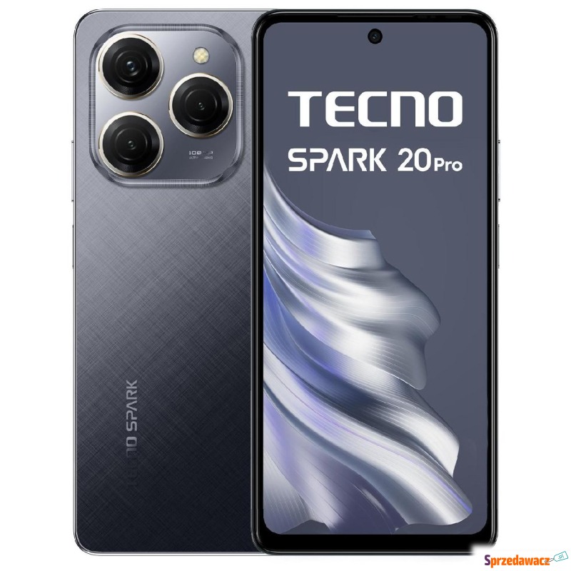 TECNO SPARK 20 Pro 8/256GB Moonlit Black - Telefony komórkowe - Słupsk