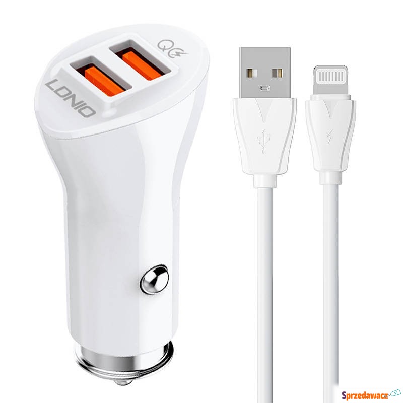 Ldnio C511Q 2USB + kabel Lightning - Ładowarki sieciowe - Bytom