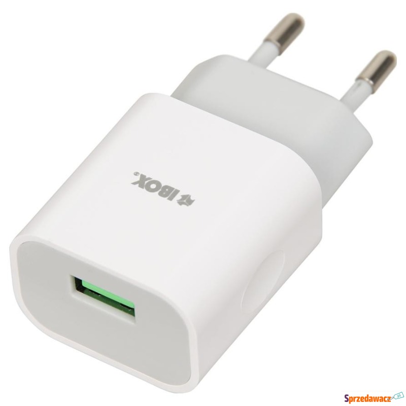 iBOX ILUC41W USB-A + kabel USB-A/microUSB 1m biała - Ładowarki sieciowe - Będzin