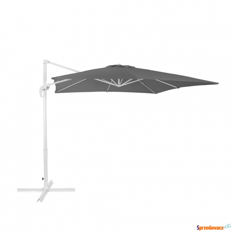 Parasol ogrodowy 250 x 250 x 235 cm ciemnosza... - Parasole, markizy, żagle - Poznań