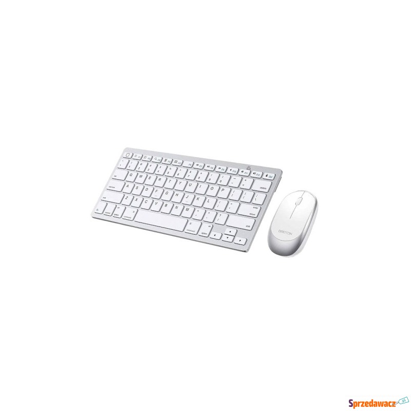 Zestaw klawiatura + mysz Omoton KB066 Silver... - Klawiatury - Łomża