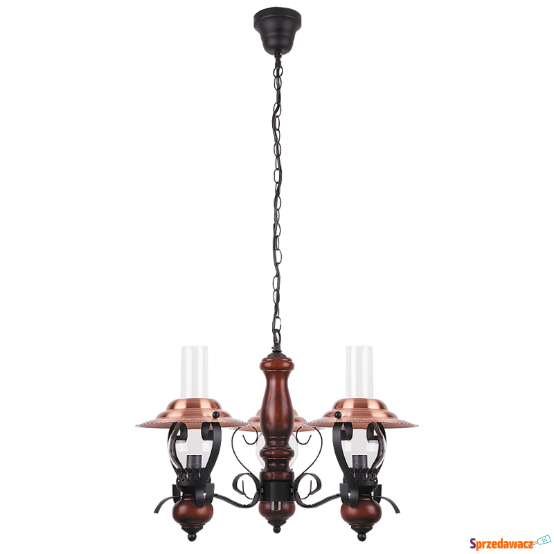 Lampa wisząca Rabalux Enna 3x40W E14 czarny/b... - Lampy wiszące, żyrandole - Wrocław