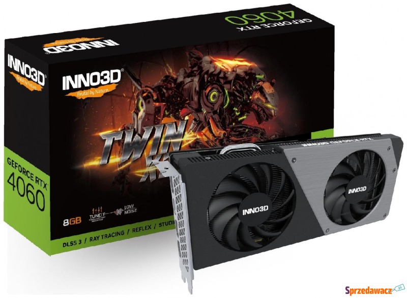 Inno3D GeForce RTX 4060 Twin X2 8GB GDDR6X DLSS... - Karty graficzne - Warszawa