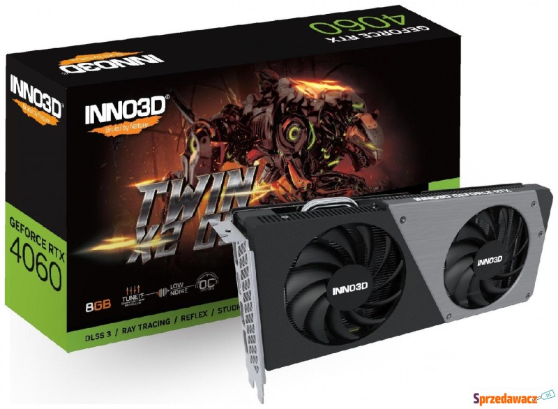 Inno3D GeForce RTX 4060 Twin X2 OC 8GB GDDR6X... - Karty graficzne - Chorzów