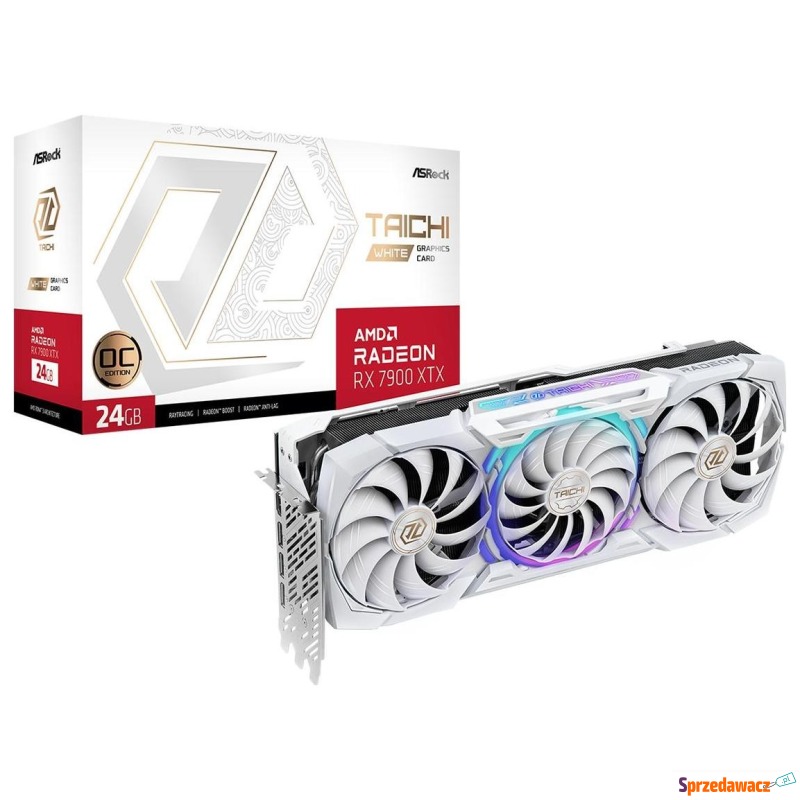 ASRock Radeon RX 7900 XTX Taichi White OC 24GB... - Karty graficzne - Zielona Góra