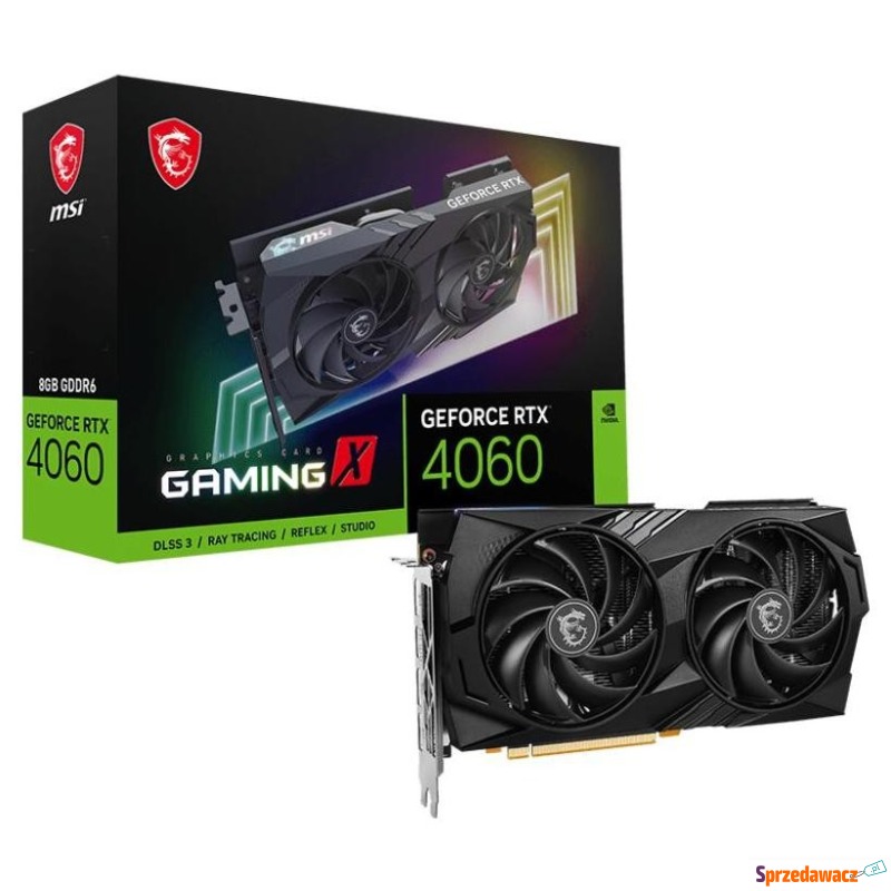 MSI GeForce RTX 4060 GAMING X 8GB DLSS 3 - Karty graficzne - Bielsko-Biała