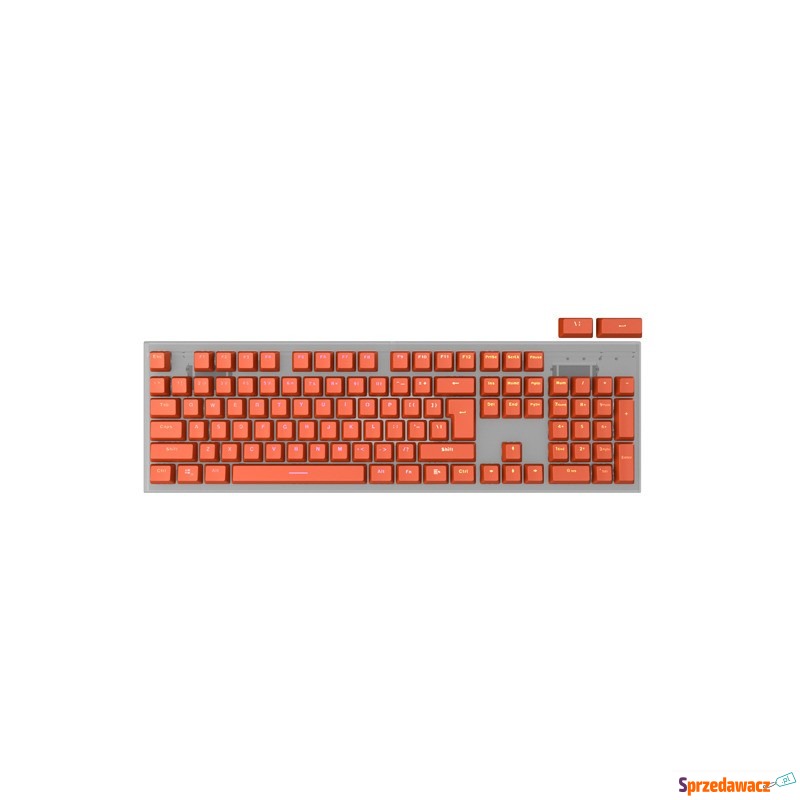 Genesis Lead 300 pomarańczowe Double Shot Keycaps - Klawiatury - Kalisz