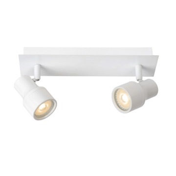 Lucide Sirene 17948/10/31 listwa plafon oprawa sufitowa 2x4,5W GU10/LED IP44 biała