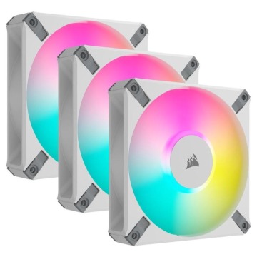 Corsair iCUE AF120 RGB ELITE - White - 3-pack CO-9050158-WW