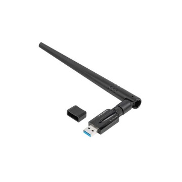 Lanberg bezprzewodowa karta sieciowa WiFi USB 3.0 AC1200 Dual band 1 wewn. +1 zewn. antena