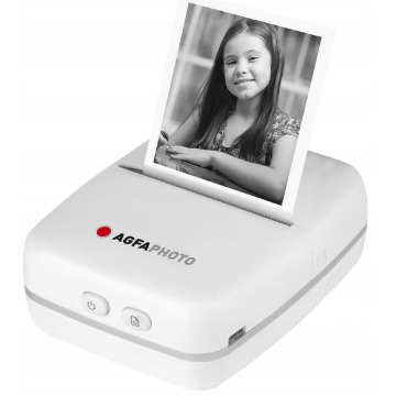 Monochromatyczna Agfa Photo Realpix Pocket Printer Biała