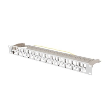 Patch panel Lanberg Patch Panel pusty 48 port 1U 19'' FTP do modułów Keystone szary