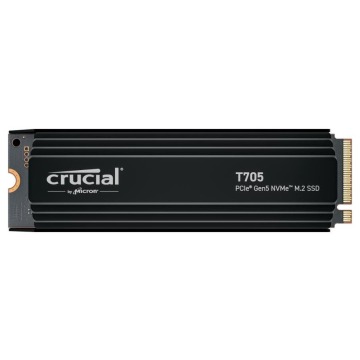 Crucial T705 M.2 PCI-e 5.0 NVMe 2TB heatsink