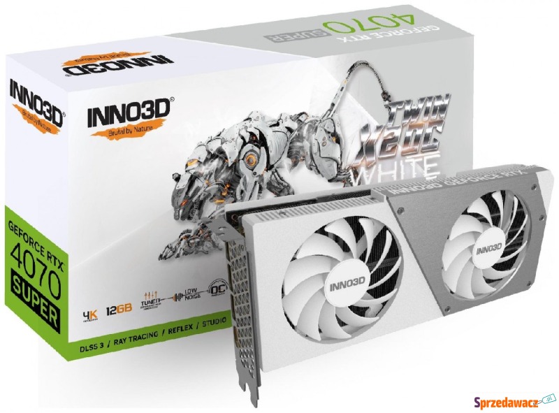 Inno3D GeForce RTX 4070 SUPER Twin X2 OC White... - Karty graficzne - Rzeszów