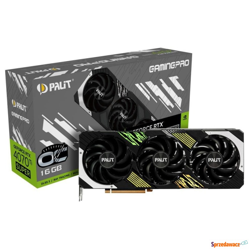 Palit GeForce RTX 4070 Ti SUPER GamingPro OC 16GB... - Karty graficzne - Legnica