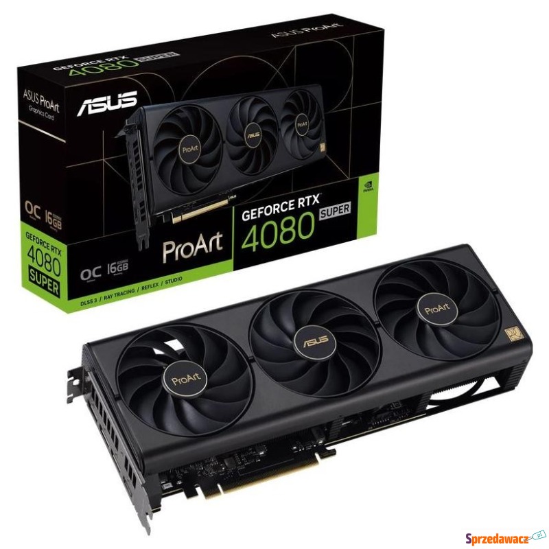 ASUS GeForce RTX 4080 SUPER PROART OC 16GB DLSS... - Karty graficzne - Słupsk