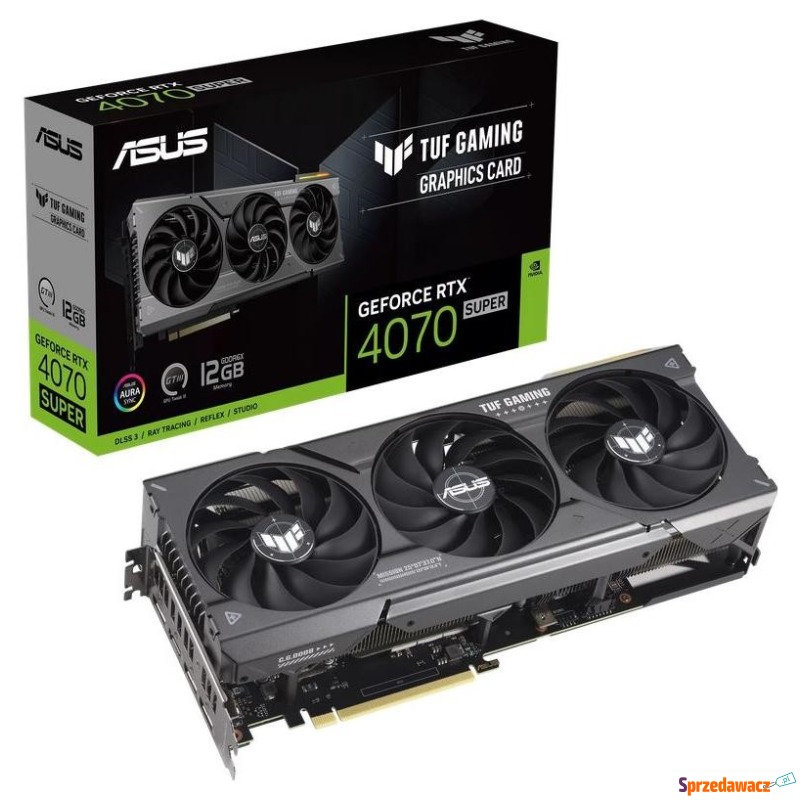 ASUS GeForce RTX 4070 SUPER TUF GAMING 12GB DLSS... - Karty graficzne - Chorzów