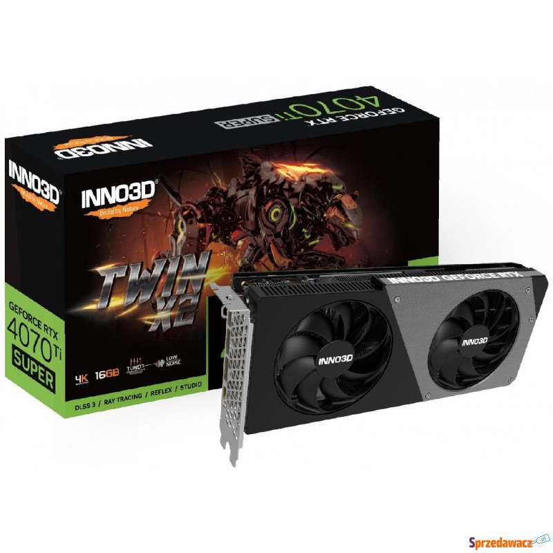 Inno3D GeForce RTX 4070 Ti SUPER Twin X2 16GB... - Karty graficzne - Konin