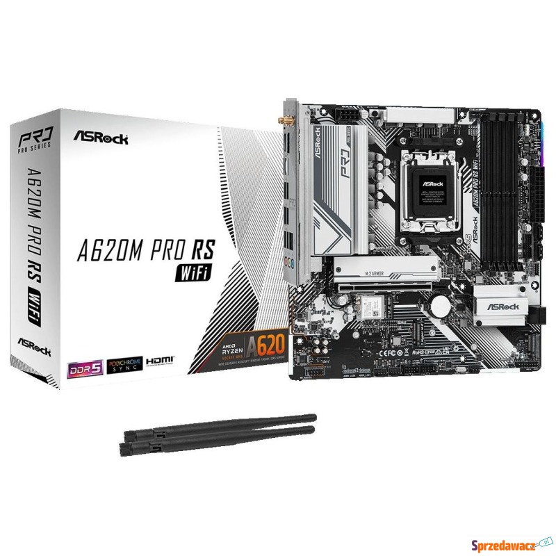 ASRock A620M Pro RS WiFi - Płyty główne - Szczecin