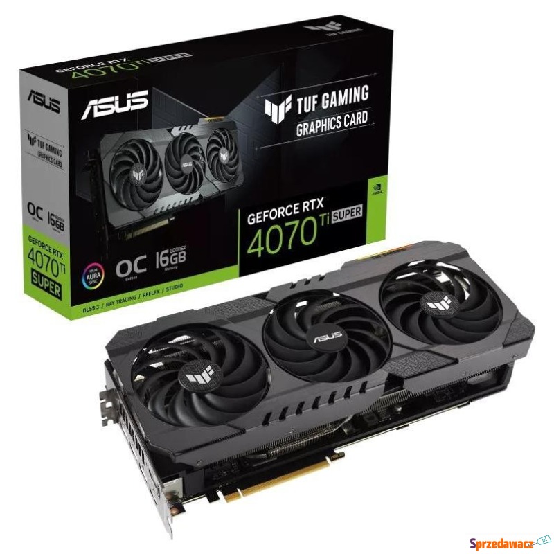 ASUS GeForce RTX 4070 Ti SUPER TUF OG Gaming OC... - Karty graficzne - Stalowa Wola