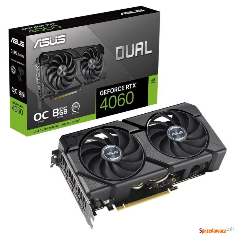 ASUS GeForce RTX 4060 DUAL OC EVO 8GB DLSS 3 - Karty graficzne - Szczecinek