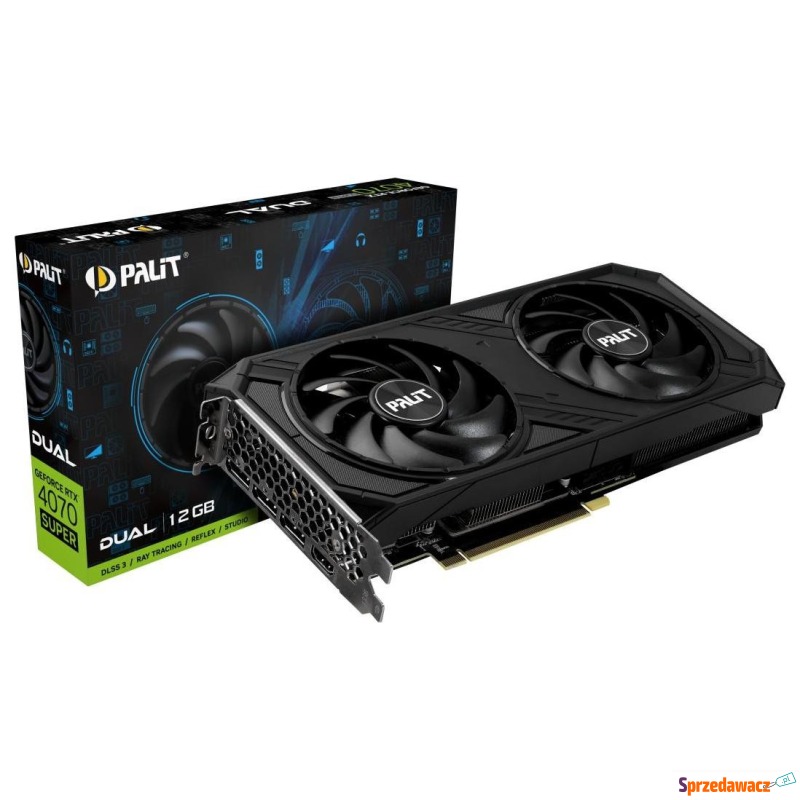 Palit GeForce RTX 4070 SUPER Dual 12GB GDDR6X... - Karty graficzne - Puławy