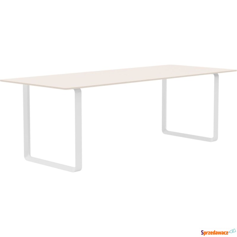 Stół Muuto 225 x 90 cm piaskowy laminowany nogi... - Stoły kuchenne - Bytom