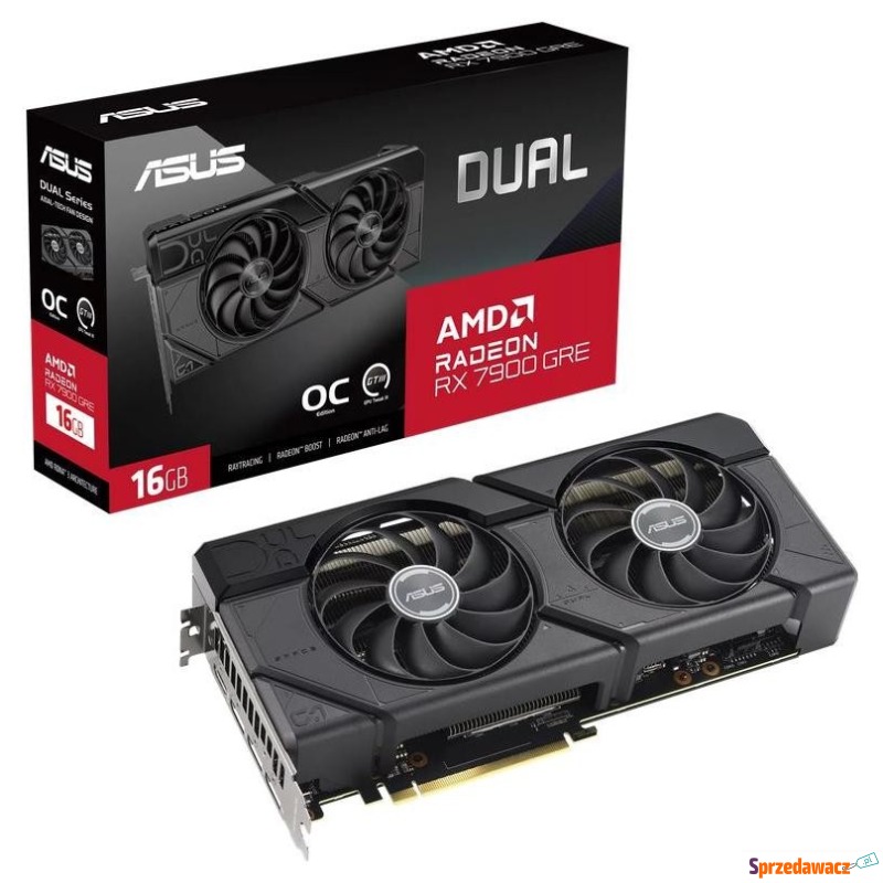 ASUS Radeon RX 7900 GRE DUAL 16GB OC - Karty graficzne - Płock