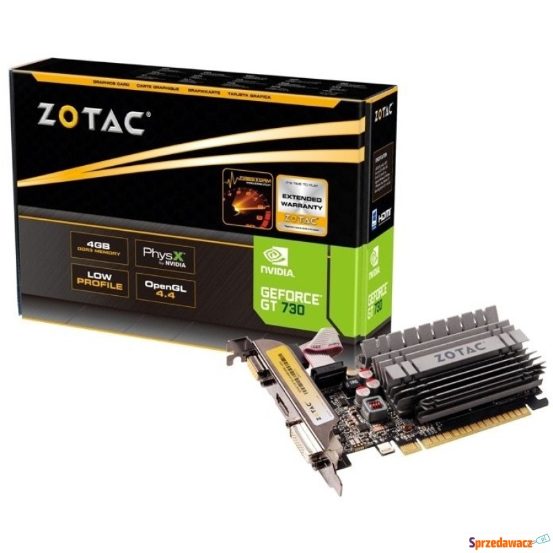 ZOTAC GeForce GT 730 ZONE Edition Low Profile... - Karty graficzne - Białystok