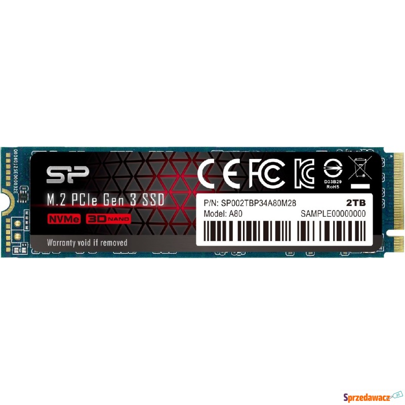 Silicon Power P34A80 M.2 NVMe PCIe 2TB - Dyski twarde - Dąbrowa Górnicza