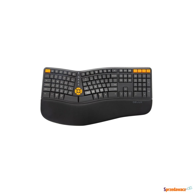 Klawiatura ergonomiczna Delux GM905DB BT+2.4G... - Klawiatury - Szczecin