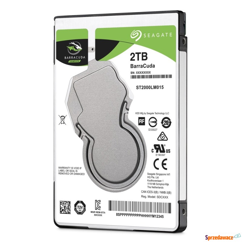 Seagate Barracuda 2TB 2,5'' - Dyski twarde - Leszno