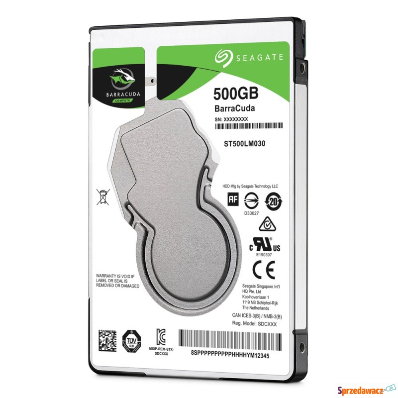 Seagate Barracuda 500GB 2,5'' 5400RPM - Dyski twarde - Piekary Śląskie