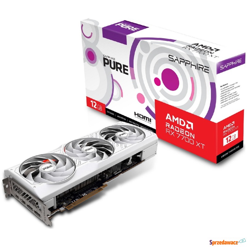 Sapphire Radeon RX 7700 XT Pure 12GB GDDR6 - Karty graficzne - Białystok