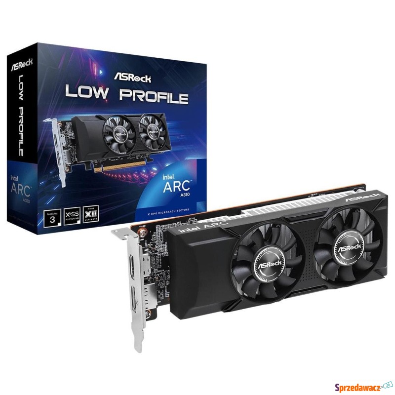 ASRock Intel Arc A310 Low Profile 4GB - Karty graficzne - Szczecin